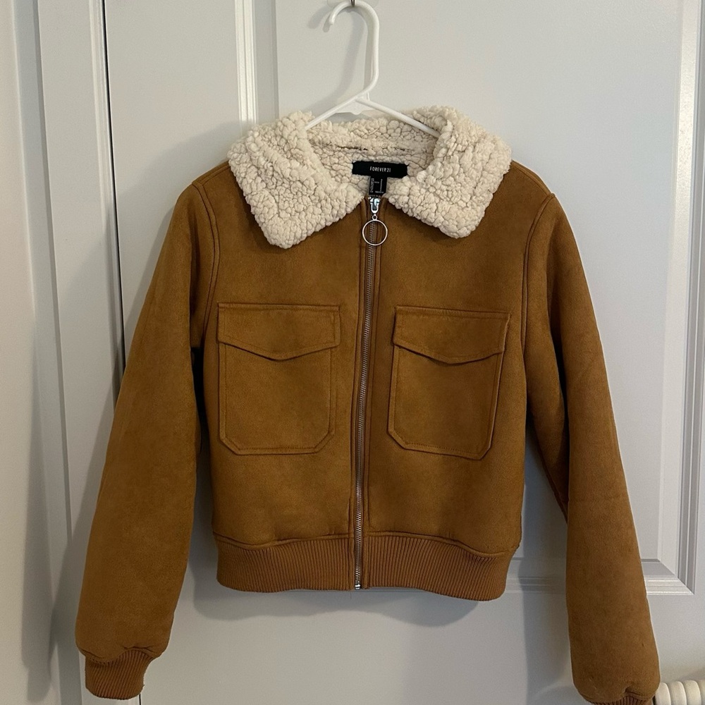 Forever 21 Faux Fur Bomber Jacket